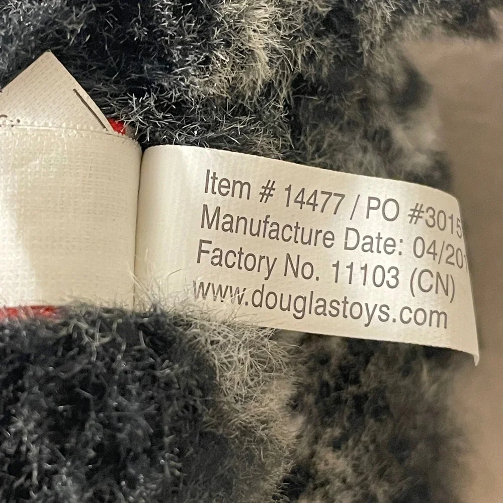 Douglas Plush Kitten Stuffed‎ Animal Gray White Kitten Toy Kids Cat